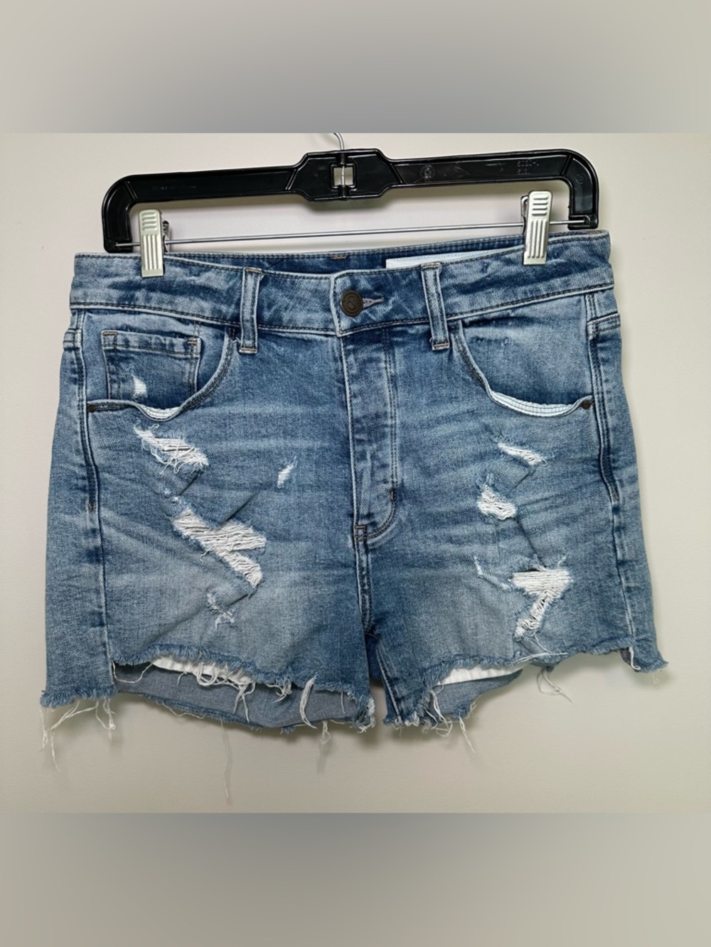 Nordstrom Treasure‎ & Bond Foster Boyfriend High Rise Shorts Distressed Denim 27